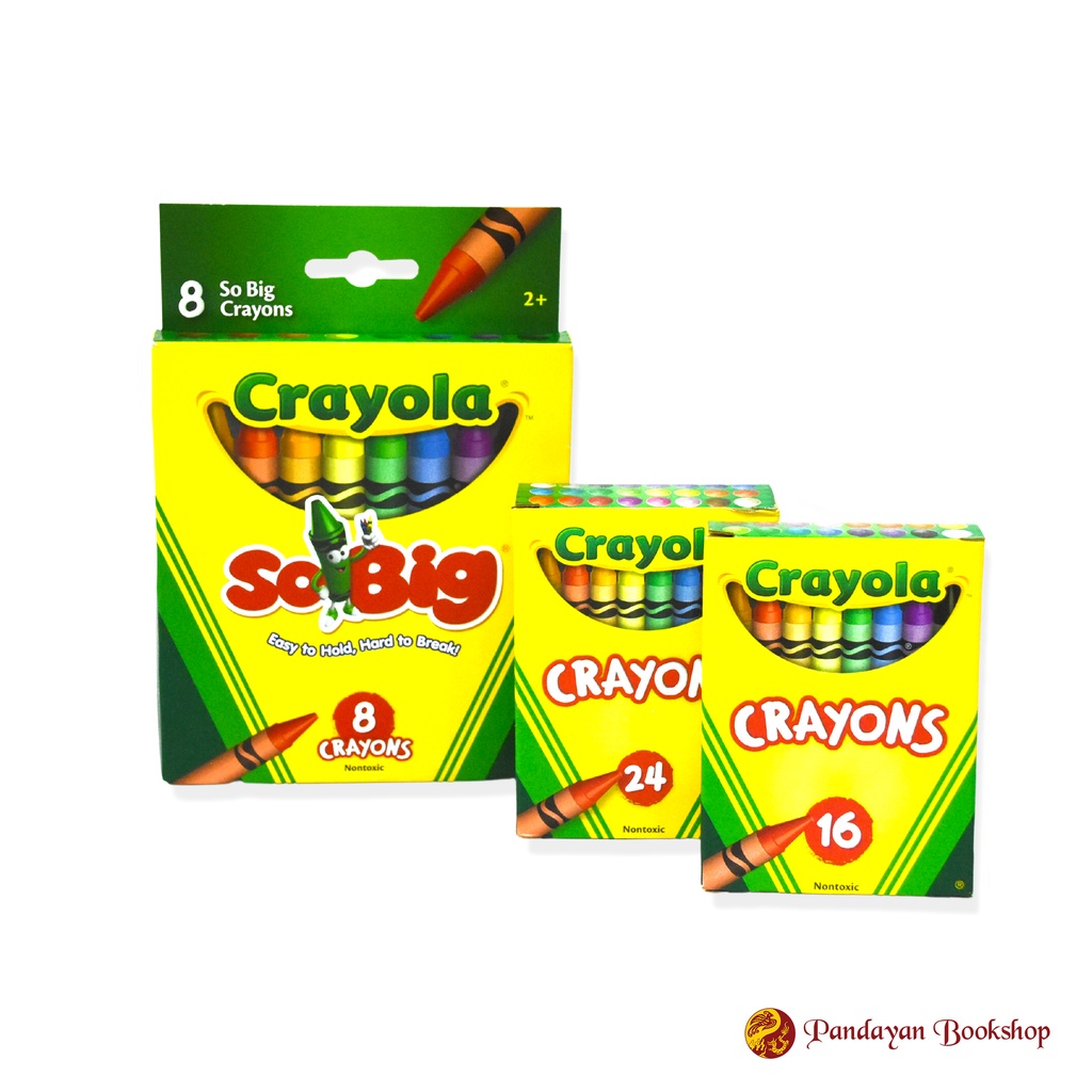 ♟CRAYOLA Crayons (Non-Toxic | 16 Colors/ 24 Colors/ So Big 8 Colors ...