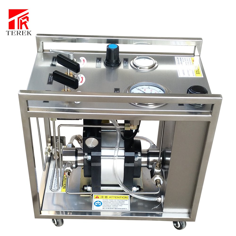 Terek Brand Air Driven Hydraulic Test Pump For Hose Pipe and Gas ...