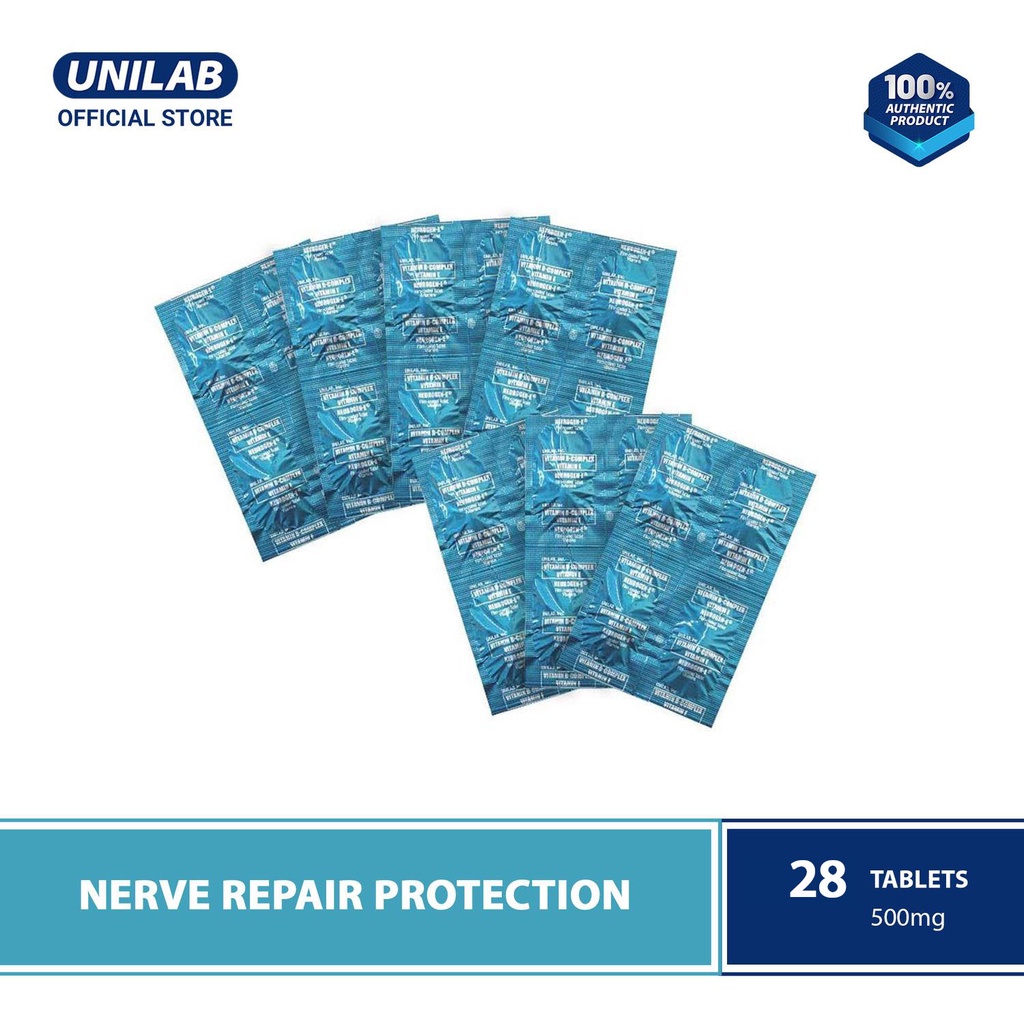 Unilab Neurogen E with Vitamin E and B Complex 28 Tablets Relief from