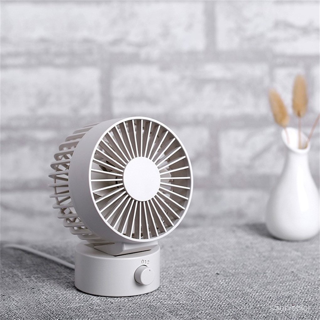 Mini USB Fan Rechargeable Battery Fan with Timer Strong Wind Fan 4 Leaf ...