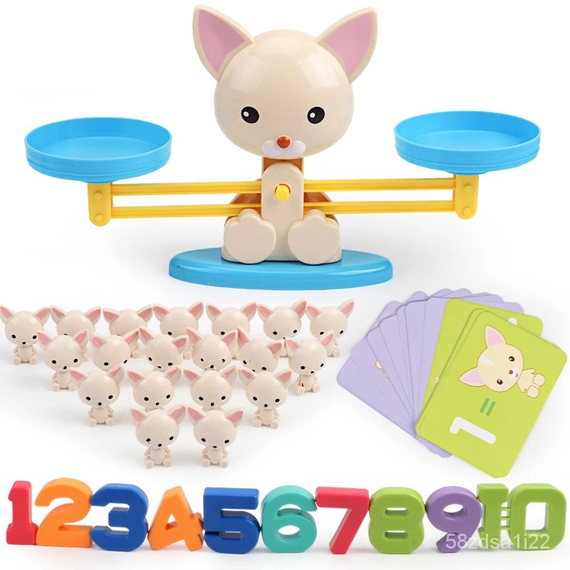 Montessori Math Toy Digital Monkey Balance Scale Educational Math ...