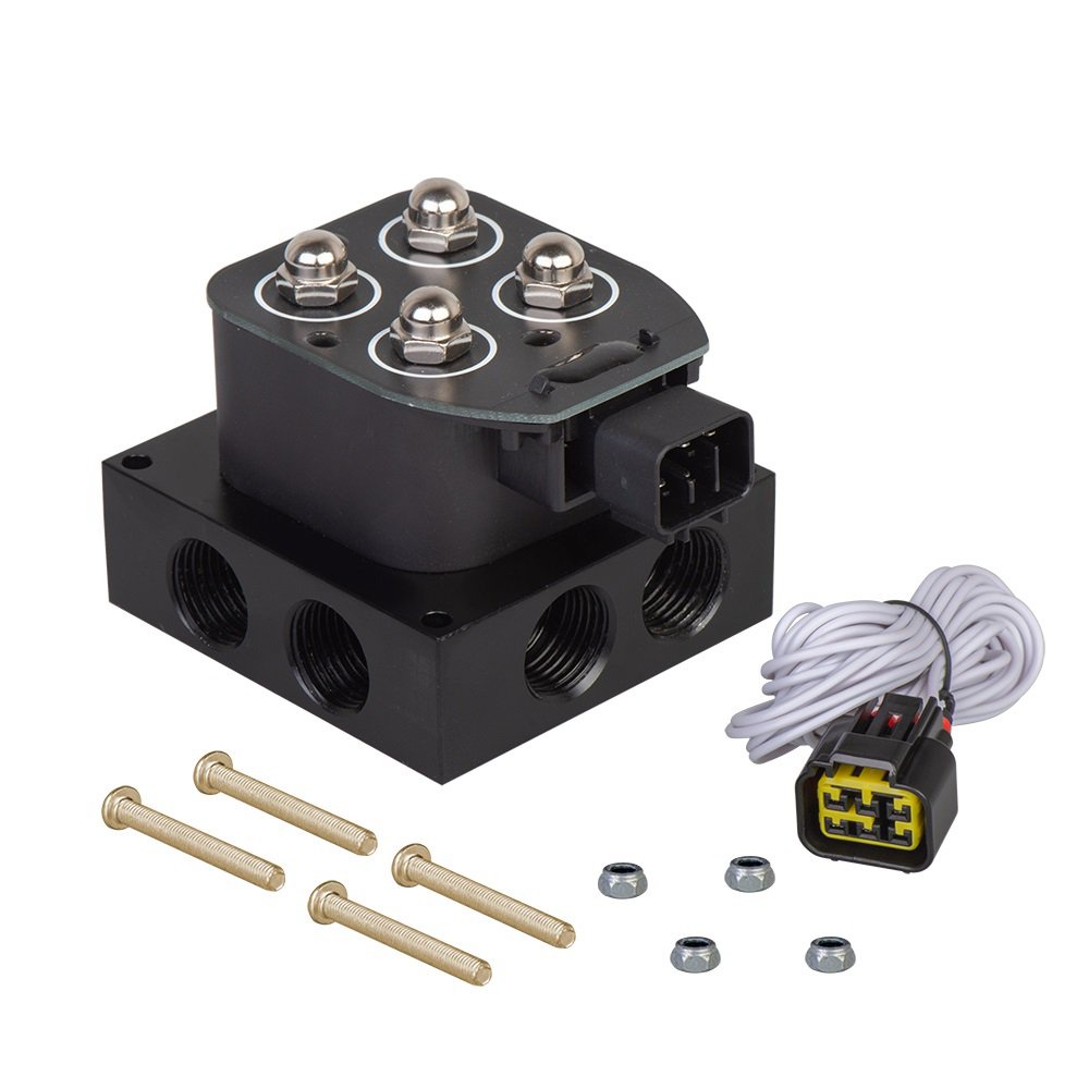 Universal 1/2npt 12v Solenoid Valve Air ride Suspension manifold valve ...