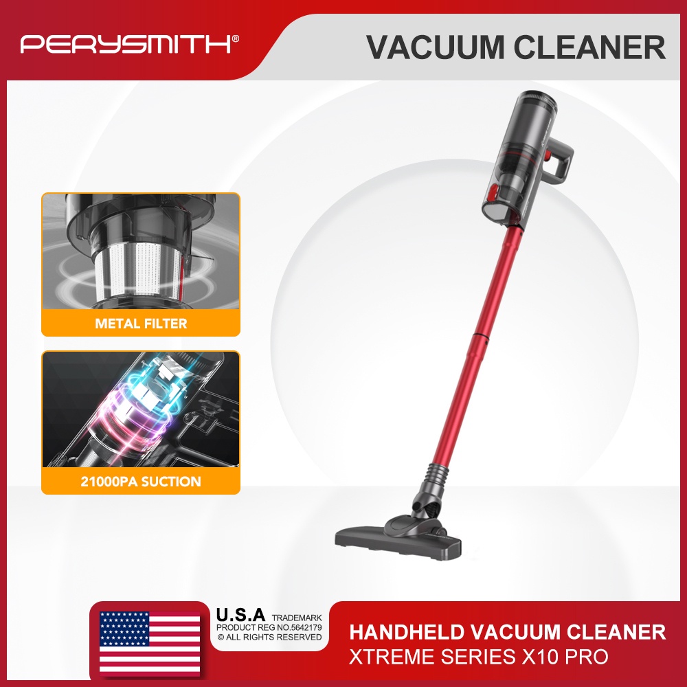PerySmith X10 Pro Handheld Vacuum Cleaner Xtreme Series 1000W Shopee