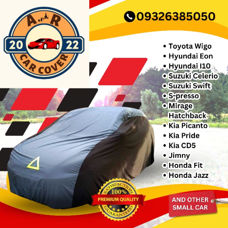 SMALL CAR COVER (wigo, eon, I10, celerio, swift, spresso, mirage HB