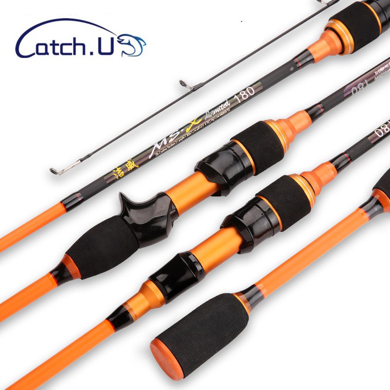 Catch.u Fishing Rod Carbon Fiber Ultra Light Spinning Casting Fishing ...