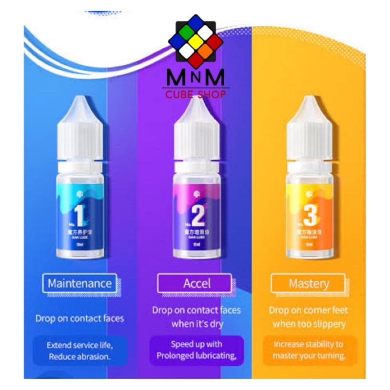 Gan Cube Lube Lubricant Standard / Magic 10ml Silicone Based for Rubiks |  Shopee Philippines