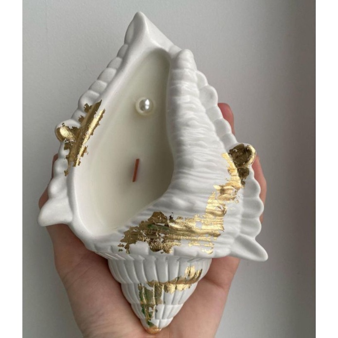 Extra Large Conch pot for candle holder, jewelry accessories | Shopee ...