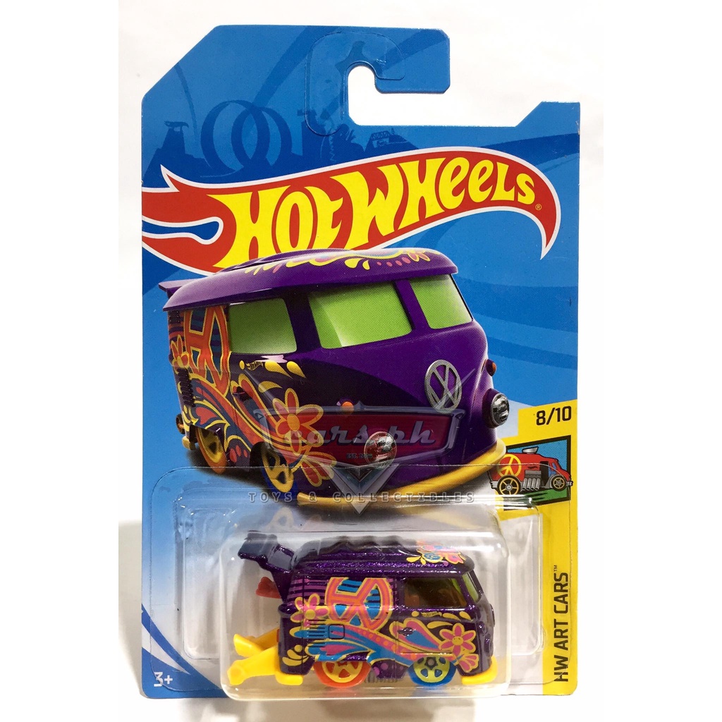 ☑2018 Hot Wheels Hw Art Cars Series Kool Kombi Treasure Hunt Shopee Philippines 