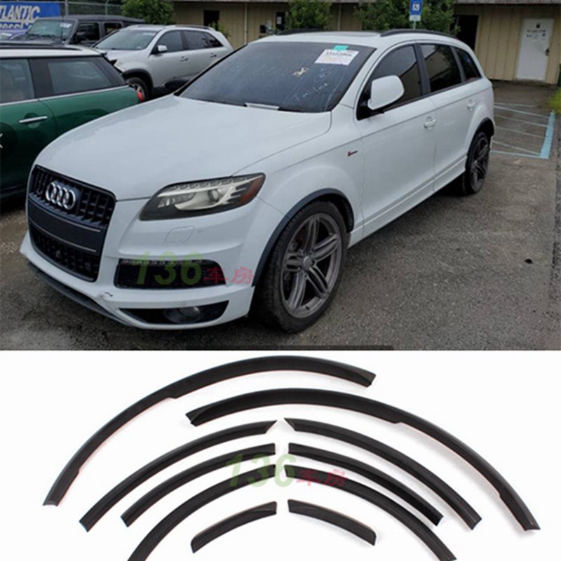 PU Black Wheel Arch Ferry Eyebrows Car Arch Wheel Eyelids Fender Flares