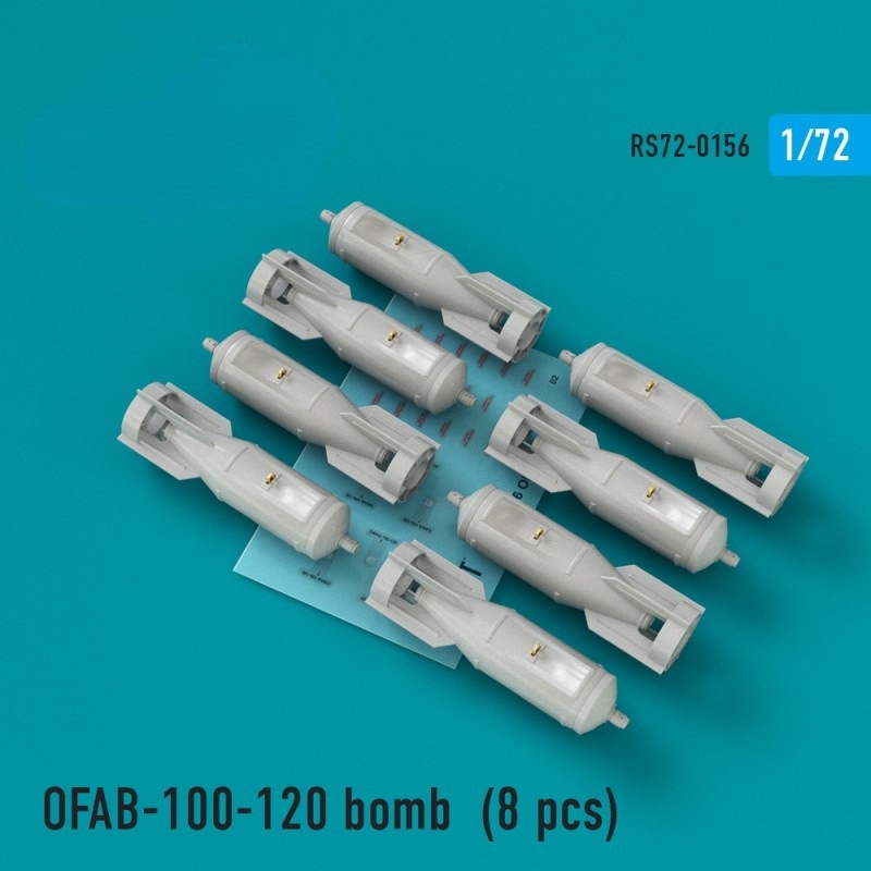 1/72 OFAB-100-120 Resin Bomb Model for Russian Fighter Jet (without ...