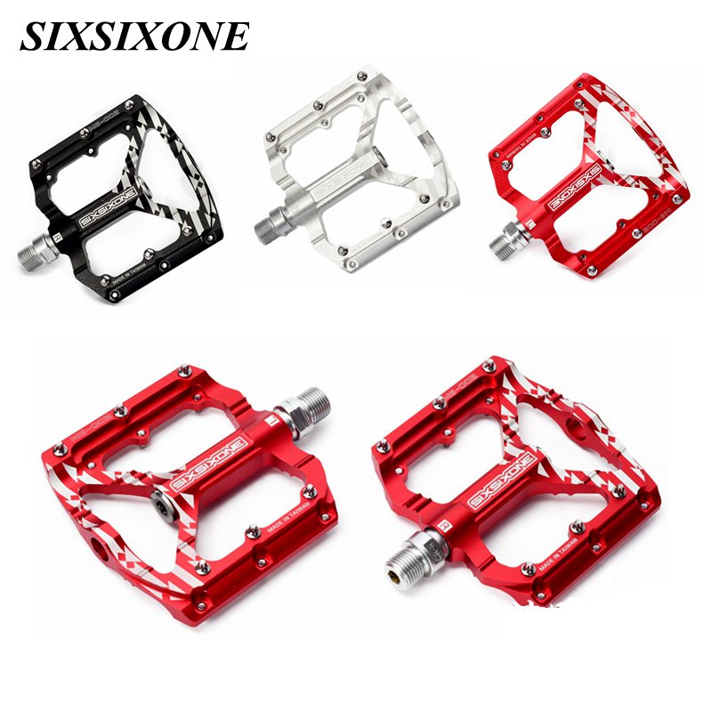 SIXSIXONE Bicycle Pedals AntiSlip Aviation Aluminum Alloy CNC MTB Mountain Road Bike Pedal
