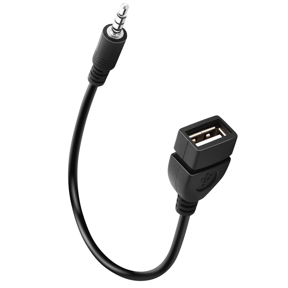 Male Audio AUX Jack to USB Converter Adapter for Ford Focus MK2 MK3 ST ...