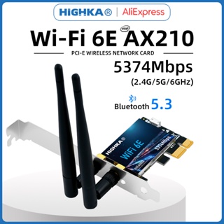 Tarjeta Wifi Pc Ax210 802.11ax Triple Banda + Bluetooth 5.3