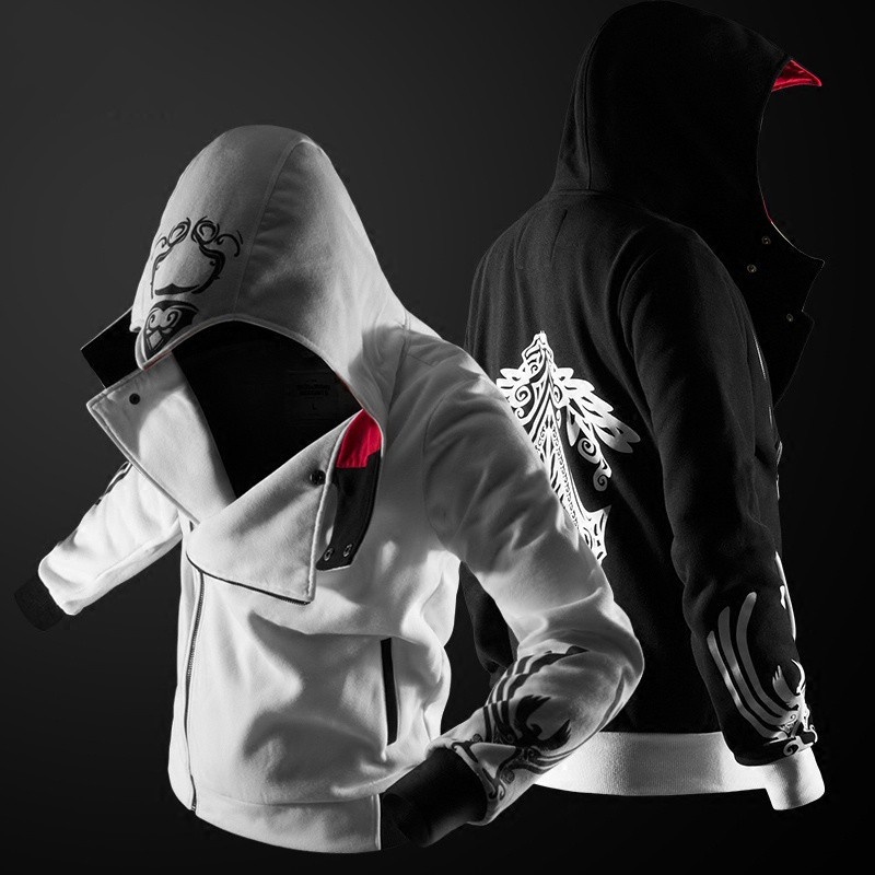 Men's assassins hotsell style hoodie