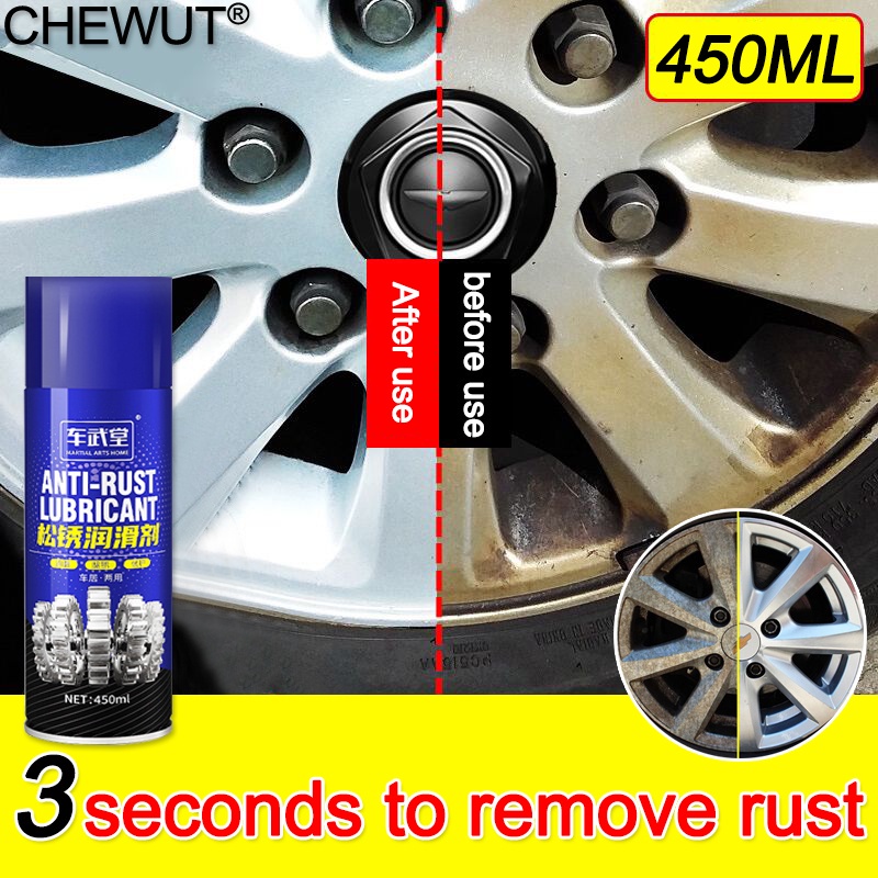 ♧Strong rust remover 450ml for bicycle motorcycle remove rust from