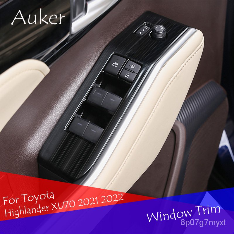 Car Window Switch Panel Adjust Cover Trim Stickers Strips Trim
