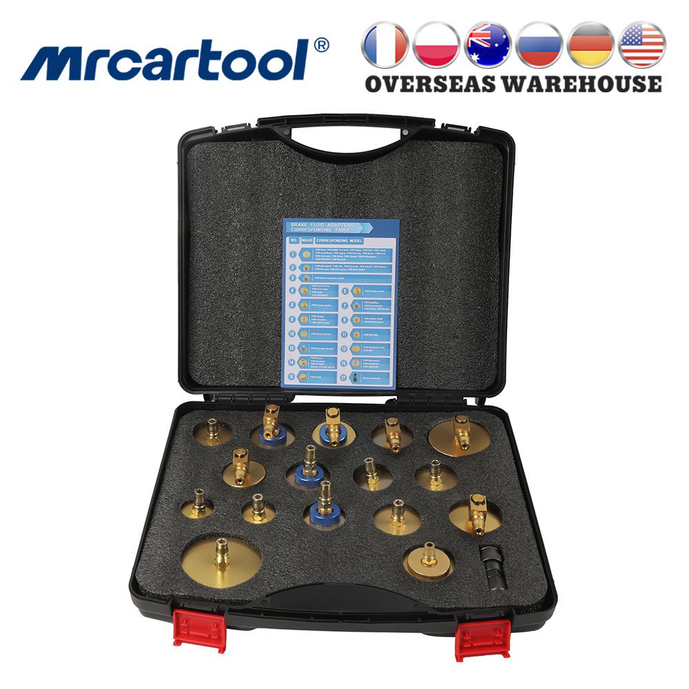 MRCARTOOL Automobile Brake Oil Exchanger Adapter Tool Kits Car