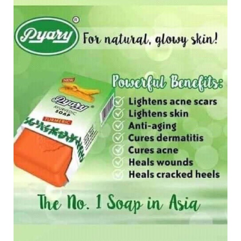 🇦🇪pyary Ayurvedic Turmeric Soap Shopee Philippines