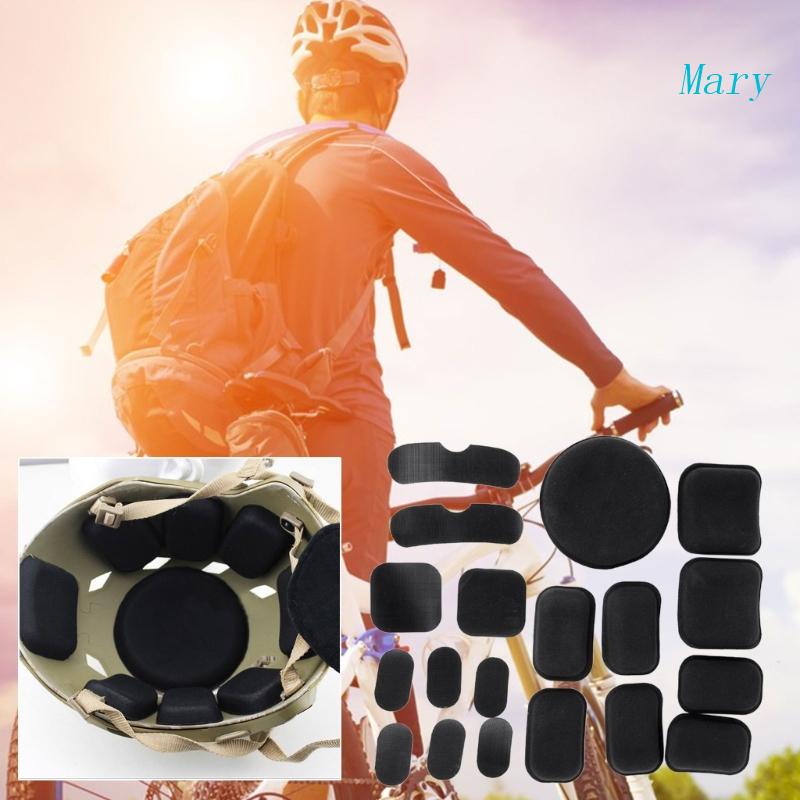 Mary 19Pcs Bike Helmet Padding Kit, Universal Replacement Foam Pads PaddingZuz Shopee Philippines