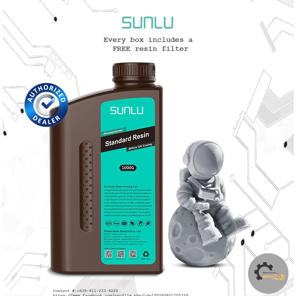 SUNLU UV-uithardingsbox – 405nm, 360° Roterend, 6W Vermogen, Instelbare Tijd 0-600 Sec, Voor 3D-harsprinters 1 miniatura