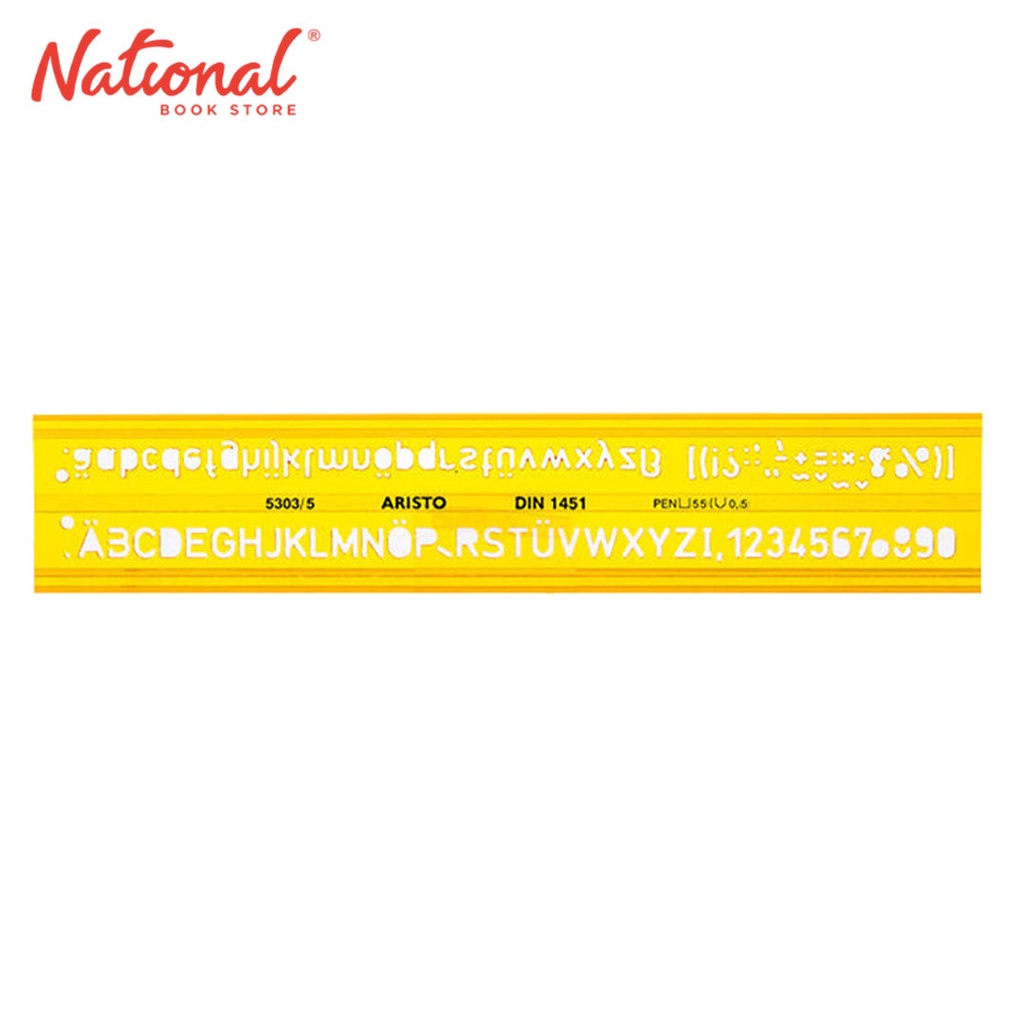 Aristo Lettering Guide 5mm AR5303/5 - School & Office Supplies ...