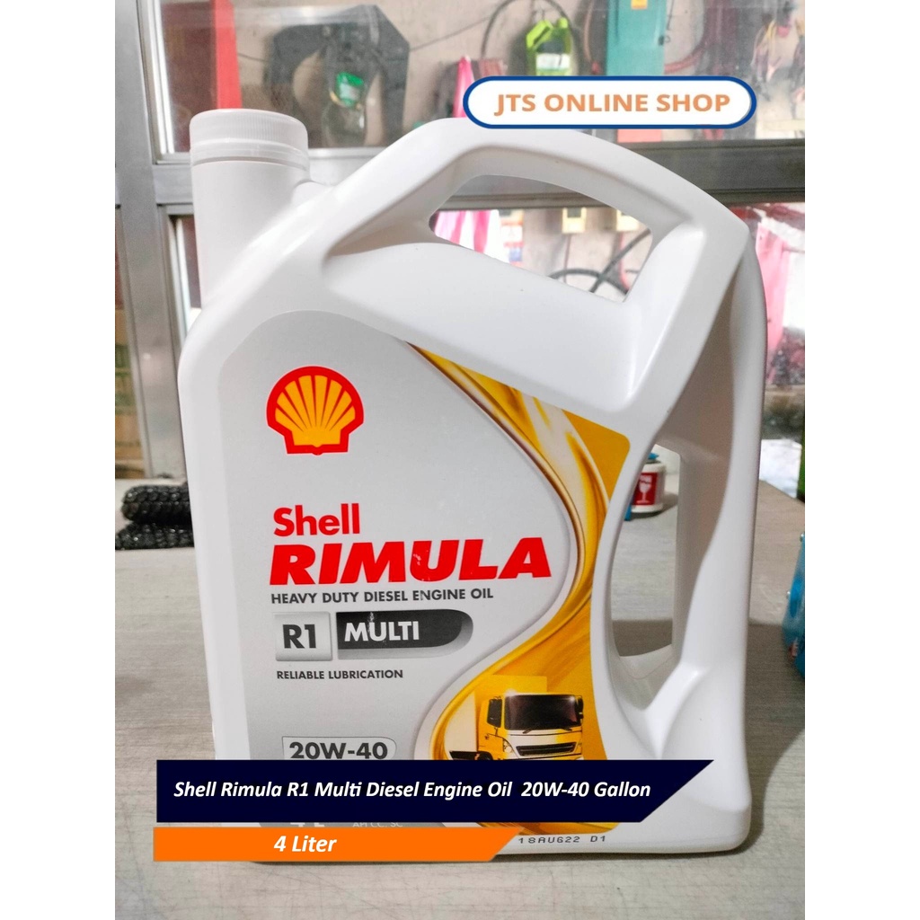 ♂ Shell Rimula R1 Multi Diesel Engine Oil 20W-40 Gallon | Shopee ...
