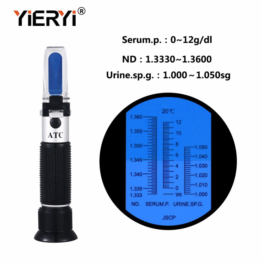 yieryi Handheld Medical Refractometer Hemoglobin Tester New Clinical