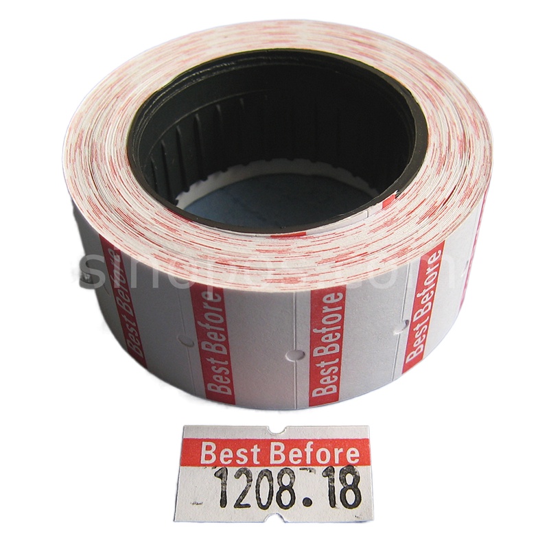 ๑"Best Before" One Line Labels 21x12mm, expire day date labeller 5500