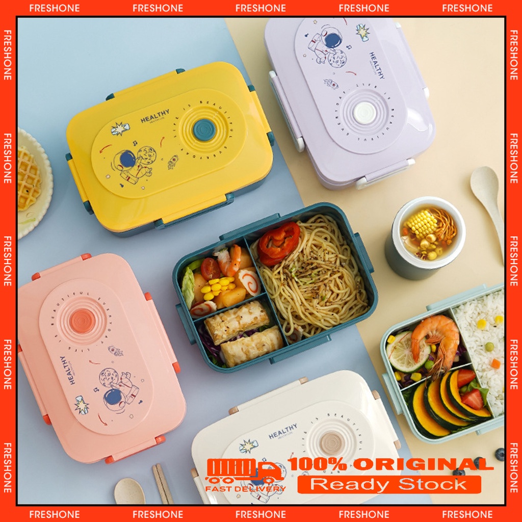 FreShone- Leak-proof Lunch Box Cartoon Astronaut Lunch Box 1.2l ...