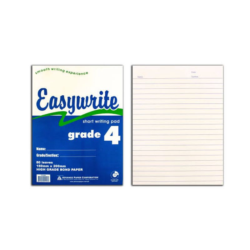 grade 4 paper pads 1 ream 10 pads Shopee Philippines