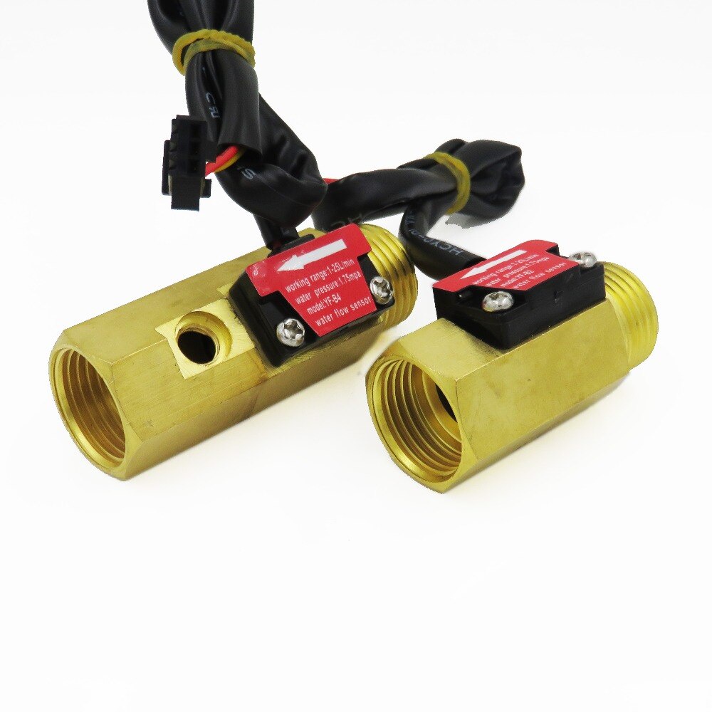 Water Flow Sensor Meter Counter Indicator Turbine Hall Flowmeter with ...