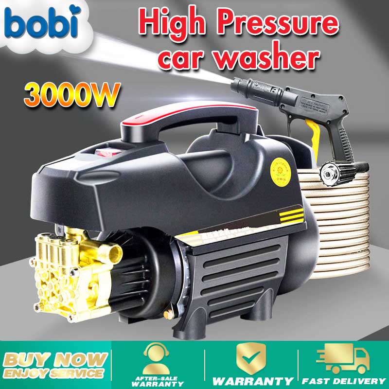 BOBI 3000W Household Car Washer Portable High Pressure Washer Power