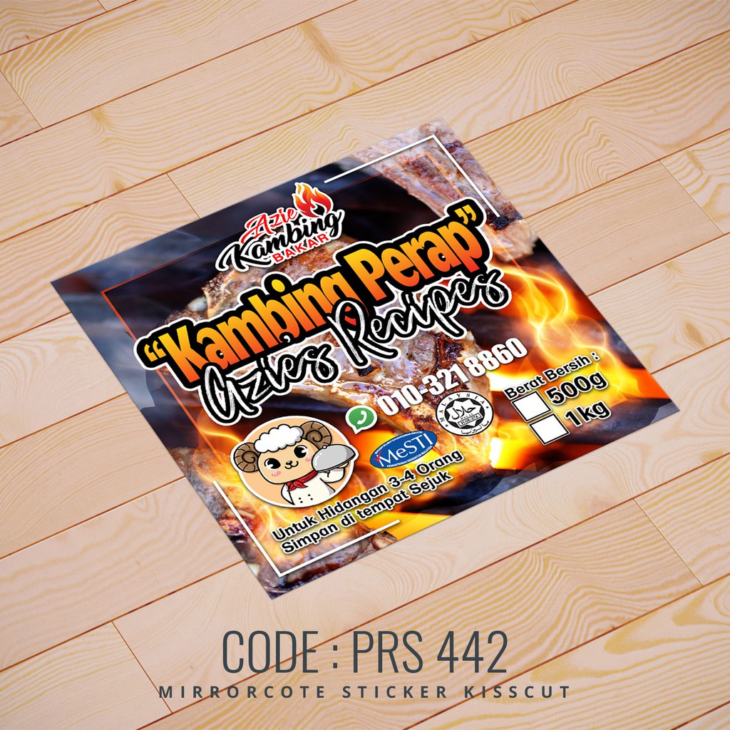 STICKER KAMBING GRILL, LAMB CHOP, IKAN BAKAR, LAMB GRILL, MARINATE LAMB
