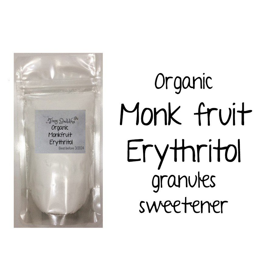 monk fruit erythritol blend granules sweetener 75g keto