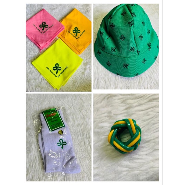 Gsp Hat , Girl Scout Hat, Girl Scout Neckerchief, Girl Scout Socks