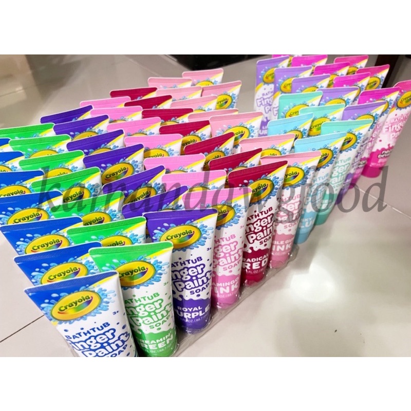 Crayola BathTub Finger Paint Soap Shopee Philippines