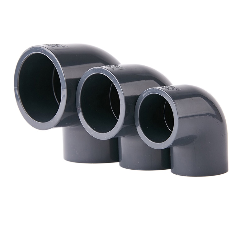 ♈ UPVC right angle water supply pipe elbow chemical PVC pipe fittings