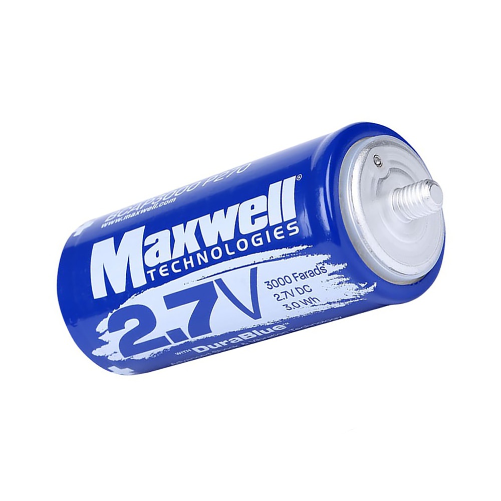 84eF Super Capacitors Maxwell 2.7V 3000F DuraBlue Series Ultracapacitor