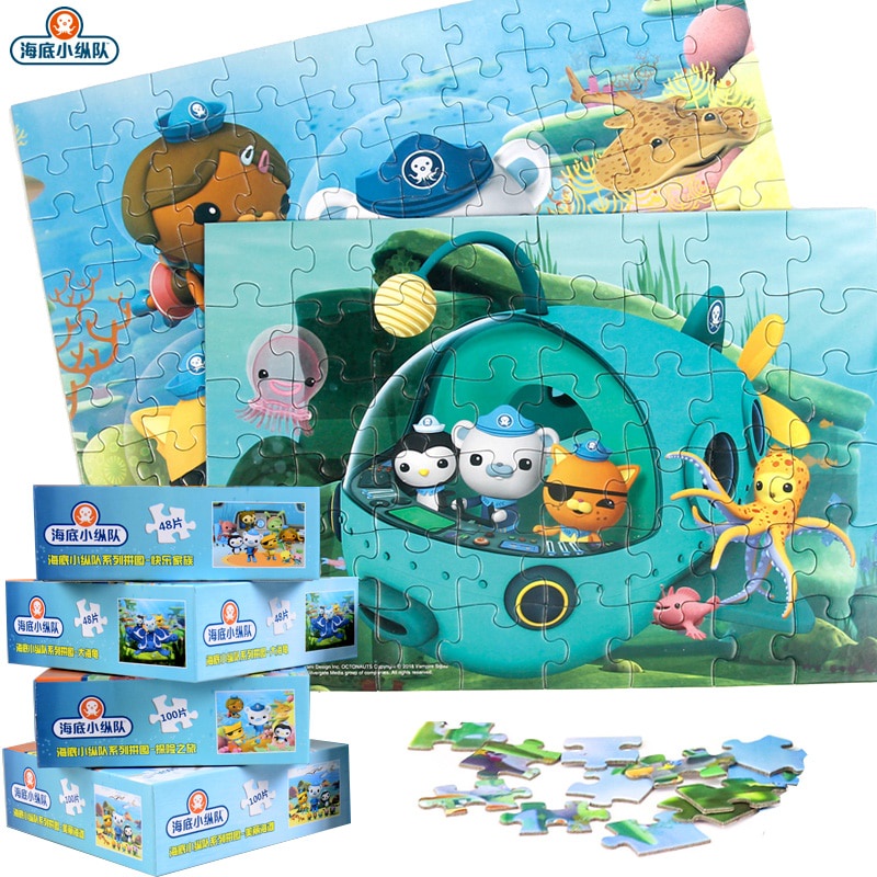 or4k Original Octonauts Puzzle Toy Barnacles Kwazii Dashi Shellington ...