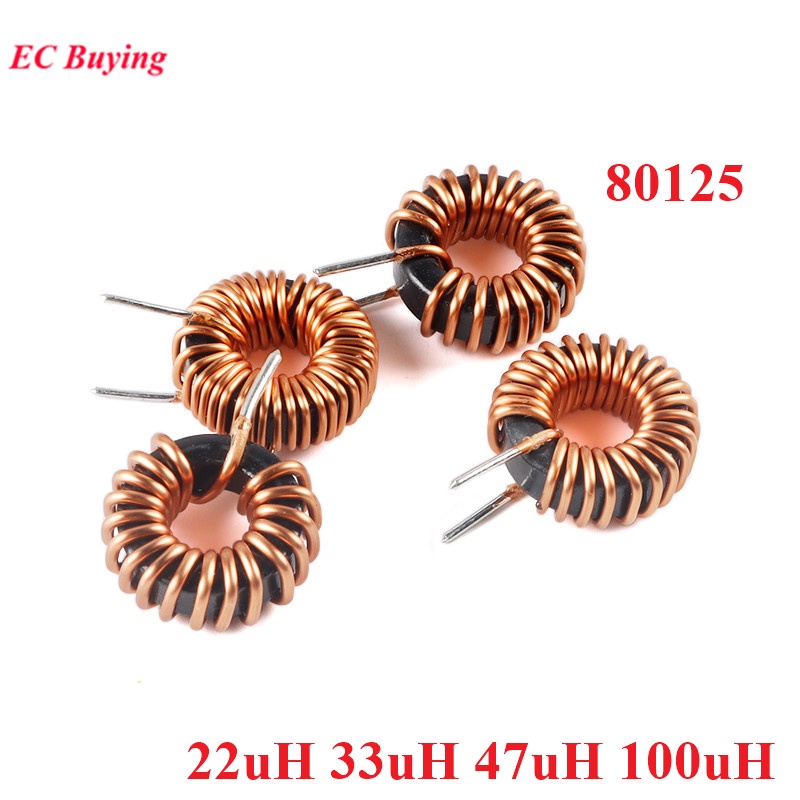 72GR 2pcs Toroid Core Inductors 80125 Winding Magnetic Ring Inductance