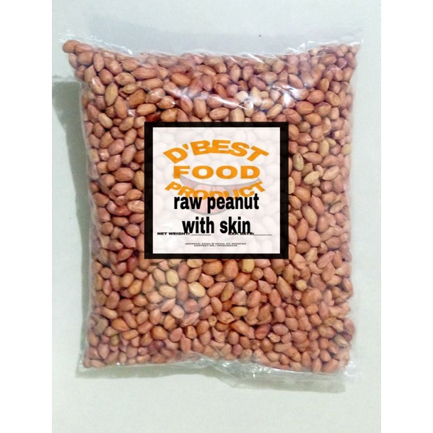 mani hilaw may balat medium to large size 50-60 size ( raw peanut with ...