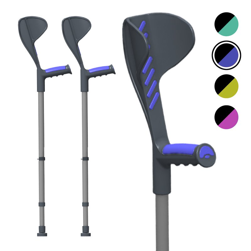 Comfortable Light Weight Disabled Elbow Crutches Forearm Crutches