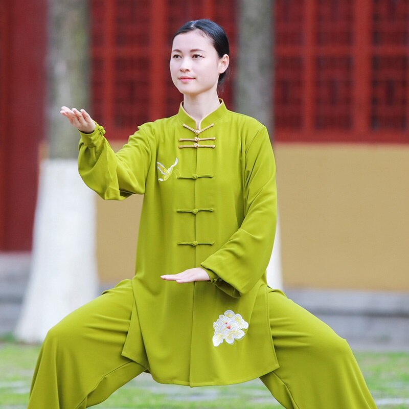 54ok Adult Traditional Tai Chi Uniform China Flag Martial Arts Suit ...