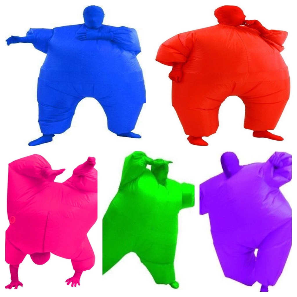 K77l Adult Chub Suit Inflatable Blow Up Color Full Body Costume