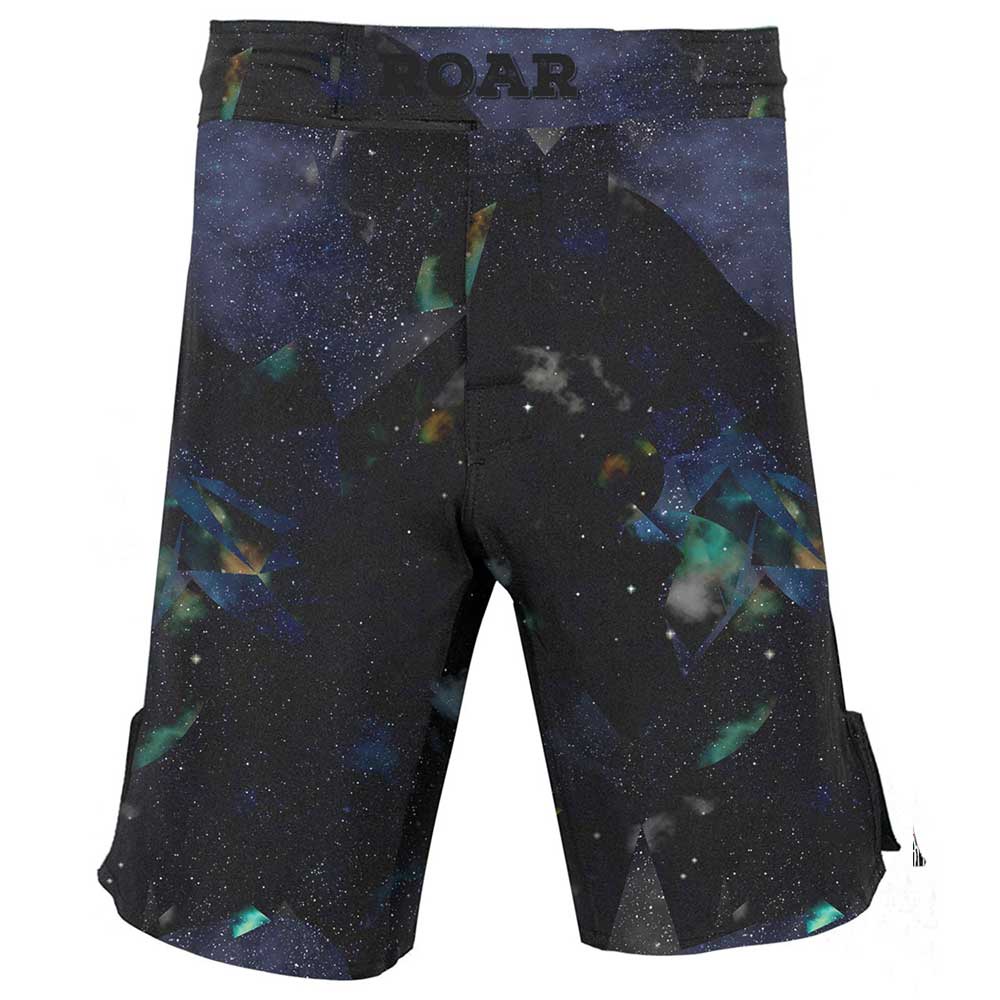 Galaxy Night MMA Fight Shorts BJJ No Gi Grappling Jiu Jitsu Pants Board