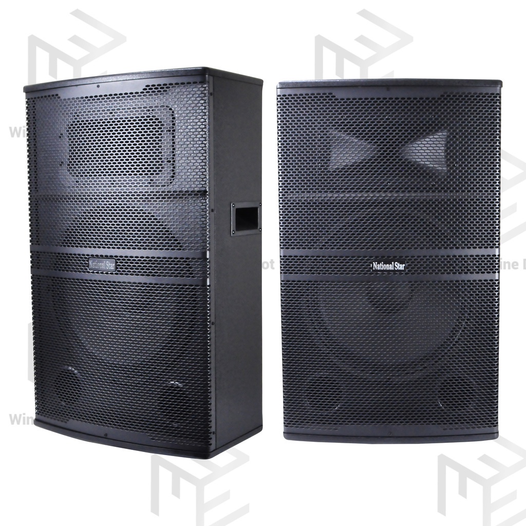 [862]NATIONAL STAR 15inch 3-Way Passive Karaoke Speaker System 1300W*2 ...