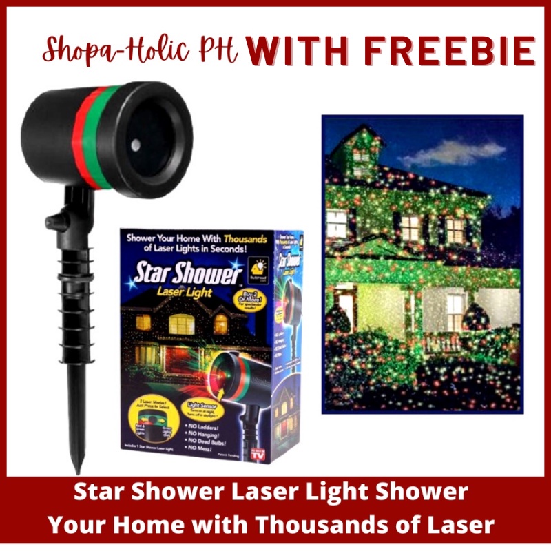 Star Shower Laser Light Shower For Outdoor Party Christmas Disco