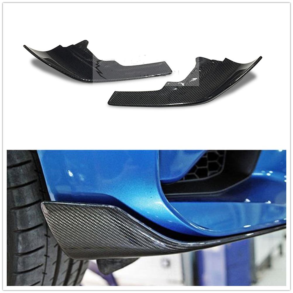 Carbon Fiber Car Front Bumper Side Cover Splitter For BMW F87 M2 2016