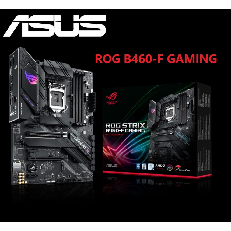 USED ROG Strix B460-F Gaming B460 LGA 1200 (Intel 10th Gen) ATX Gaming ...