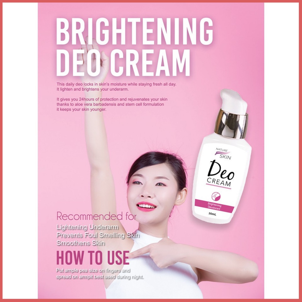 DEO CREAM brightening deodorant for lightening underarm